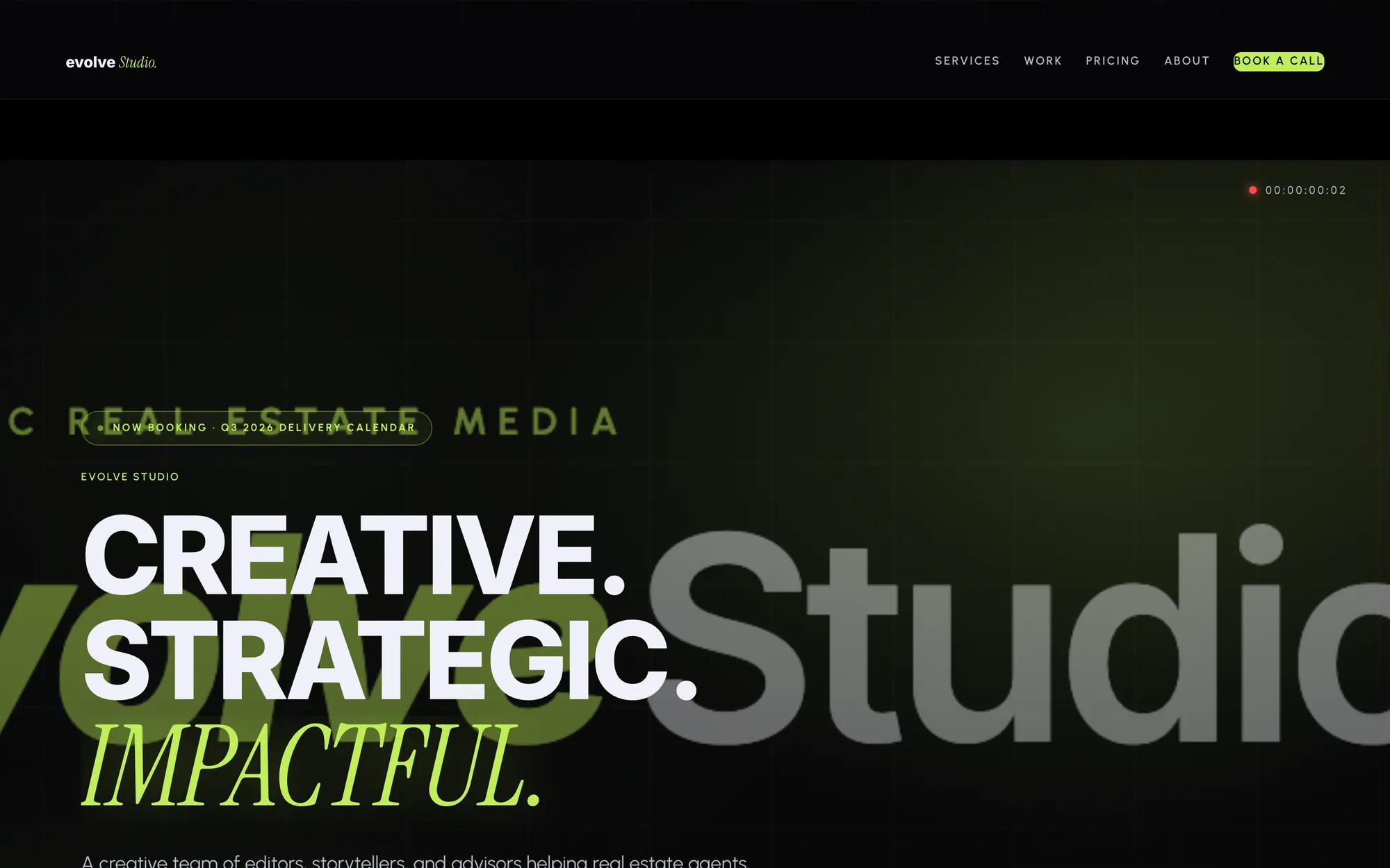 Studio + University Sites interface